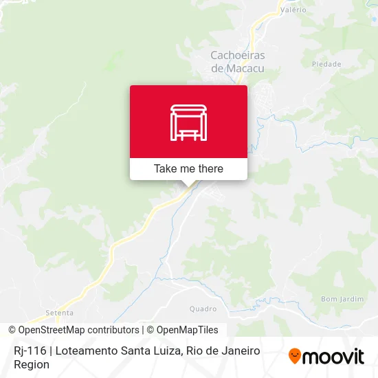 Rj-116 | Loteamento Santa Luiza map