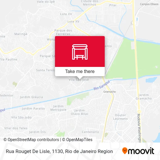 Rua Rouget De Lisle, 1130 map