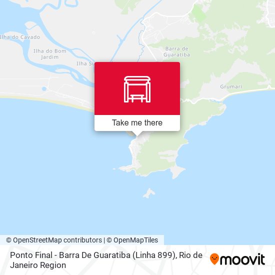 Ponto Final - Barra De Guaratiba (Linha 899) map