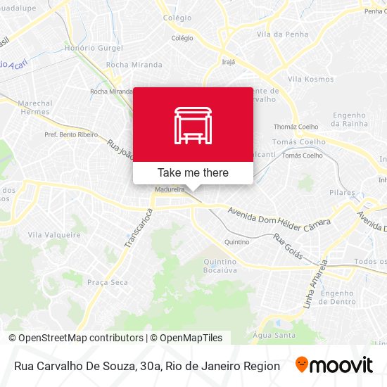 Mapa Rua Carvalho De Souza, 30a