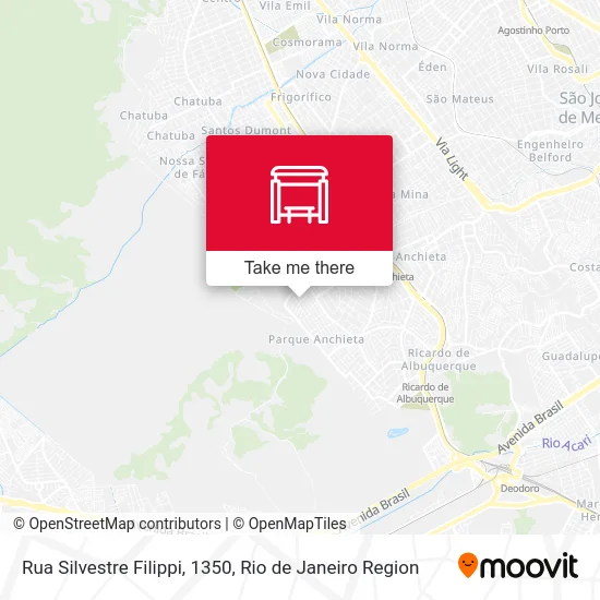 Rua Silvestre Filippi, 1350 map