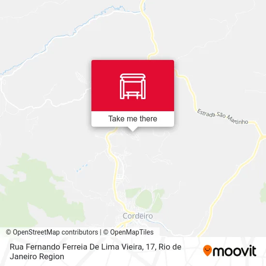 Rua Fernando Ferreia De Lima Vieira, 17 map