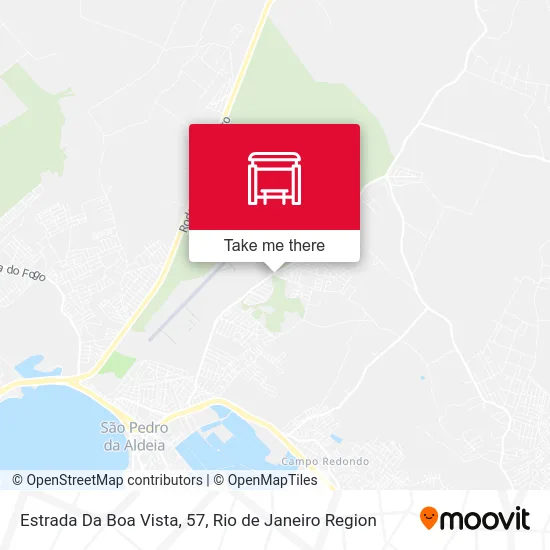 Estrada Da Boa Vista, 57 map