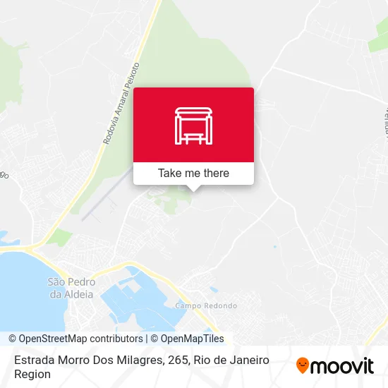 Estrada Morro Dos Milagres, 265 map