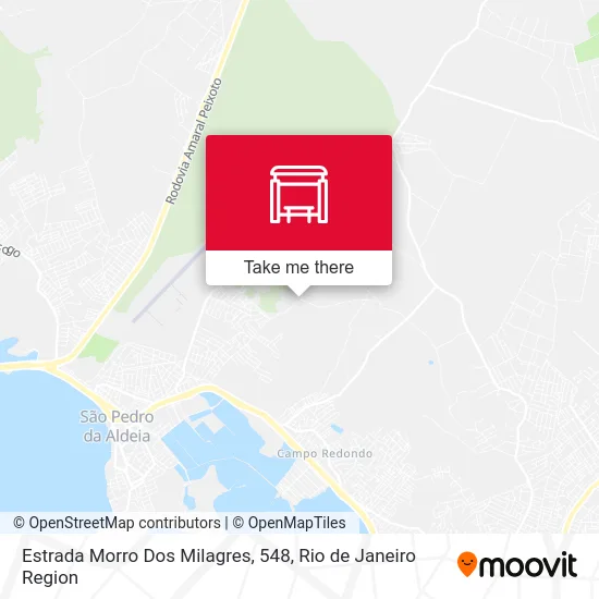 Estrada Morro Dos Milagres, 548 map