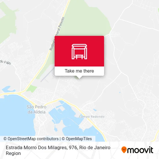 Estrada Morro Dos Milagres, 976 map