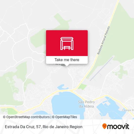 Estrada Da Cruz, 57 map