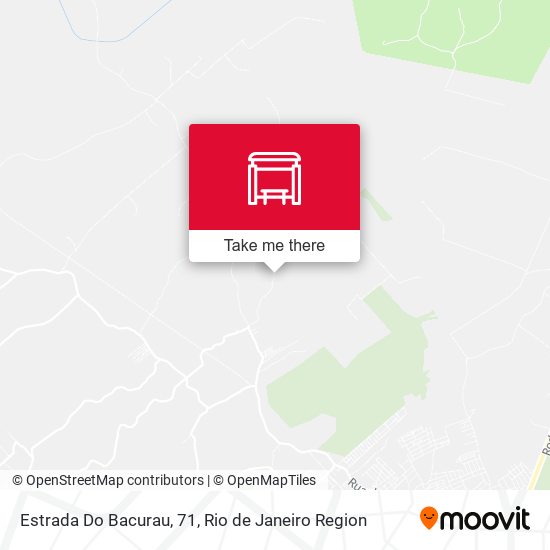 Estrada Do Bacurau, 71 map