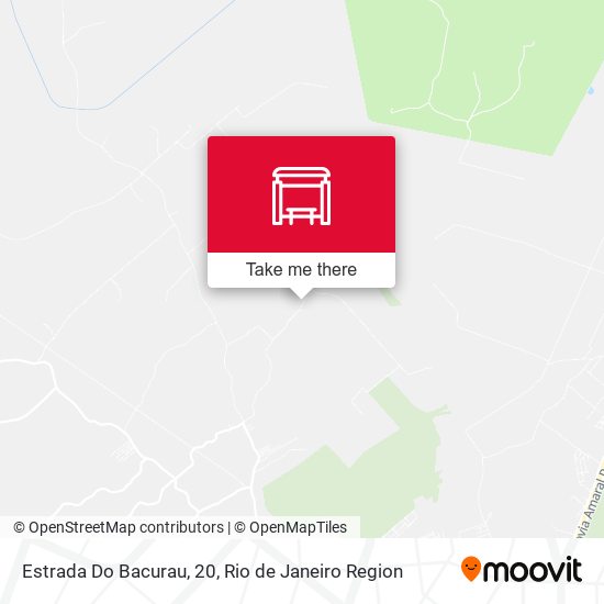 Estrada Do Bacurau, 20 map