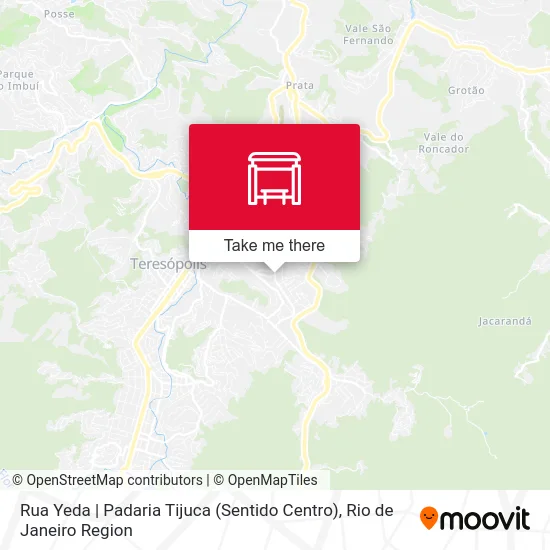 Rua Yeda | Padaria Tijuca (Sentido Centro) map