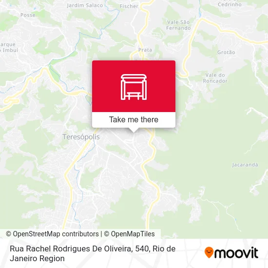 Rua Rachel Rodrigues De Oliveira, 540 map