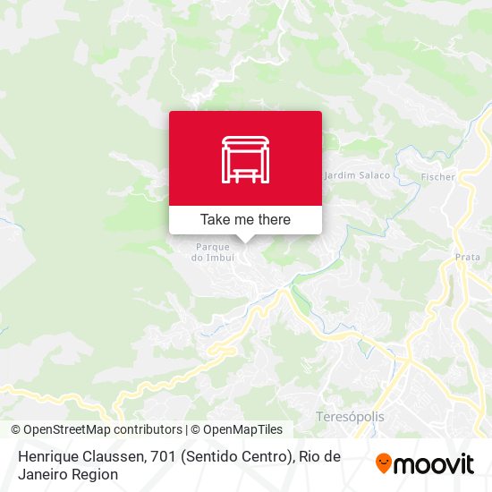 Henrique Claussen, 701 (Sentido Centro) map