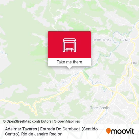 Mapa Adelmar Tavares | Entrada Do Cambucá (Sentido Centro)