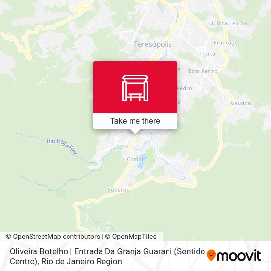 Oliveira Botelho | Entrada Da Granja Guarani (Sentido Centro) map