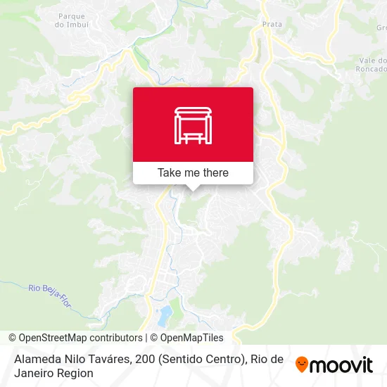 Alameda Nilo Taváres, 200 (Sentido Centro) map
