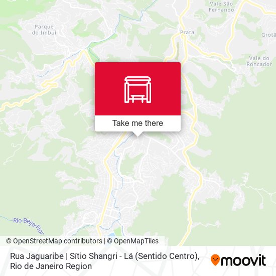 Rua Jaguaribe | Sítio Shangri - Lá (Sentido Centro) map