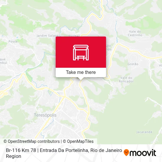Br-116 Km 78 | Entrada Da Portelinha map