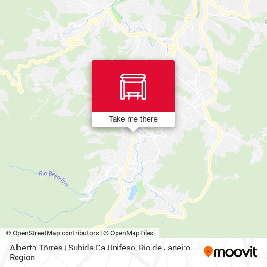 Mapa Alberto Tôrres | Subida Da Unifeso
