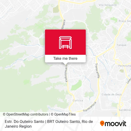 Estr. Do Outeiro Santo | BRT Outeiro Santo map