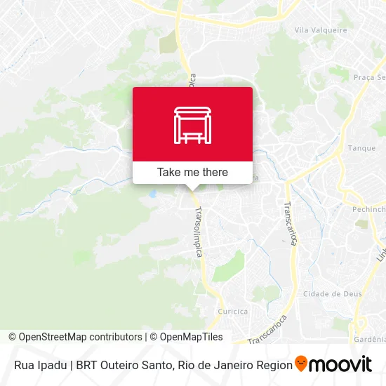 Rua Ipadu | BRT Outeiro Santo map