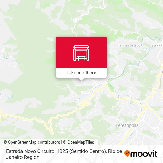 Estrada Novo Circuito, 1025 (Sentido Centro) map