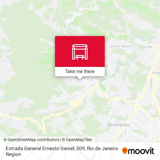 Estrada General Ernesto Geisel, 309 map