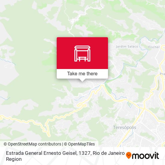Estrada General Ernesto Geisel, 1327 map