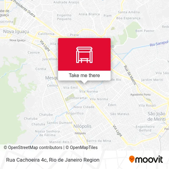Rua Cachoeira 4c map