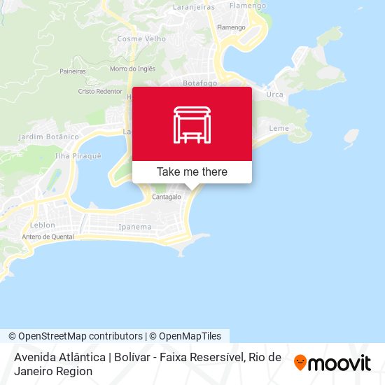 Avenida Atlântica | Bolívar - Faixa Resersível map