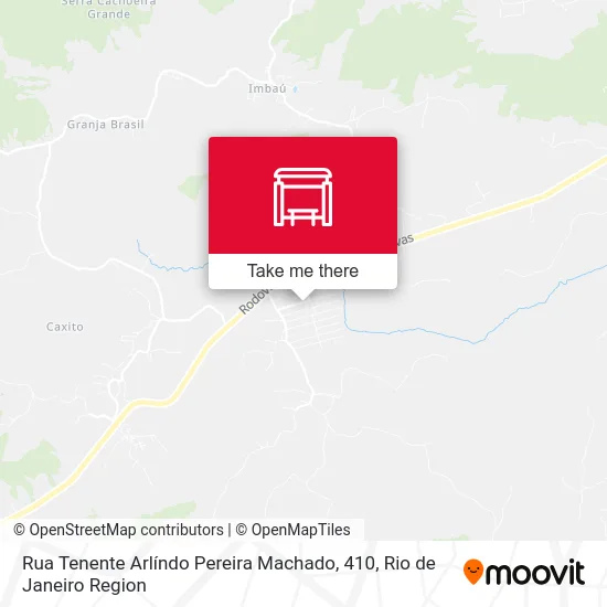 Rua Tenente Arlíndo Pereira Machado, 410 map