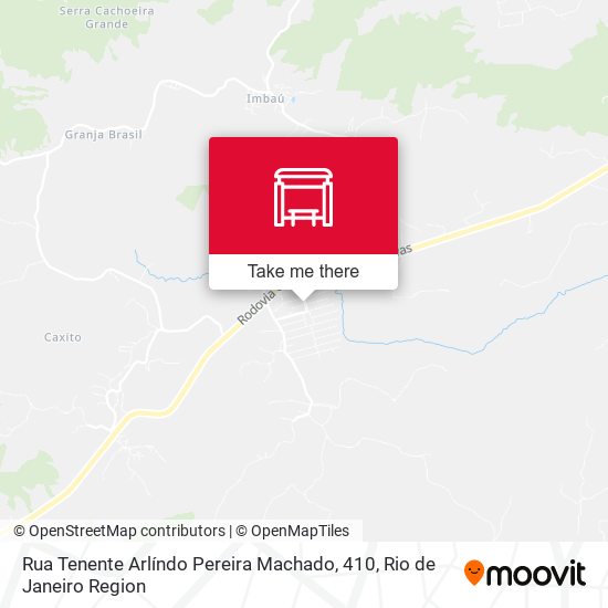 Rua Tenente Arlíndo Pereira Machado, 410 map