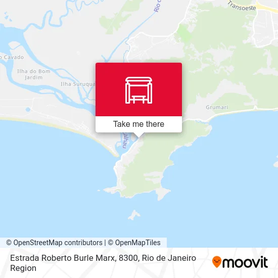 Estrada Roberto Burle Marx, 8300 map