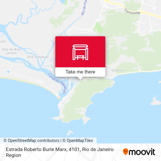 Estrada Roberto Burle Marx, 4101 map