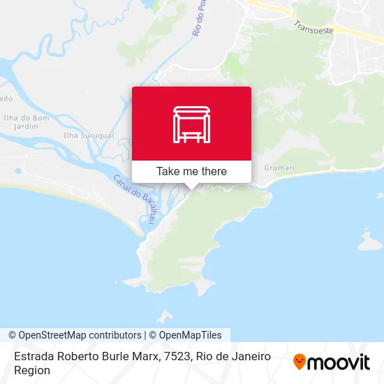 Estrada Roberto Burle Marx, 7523 map