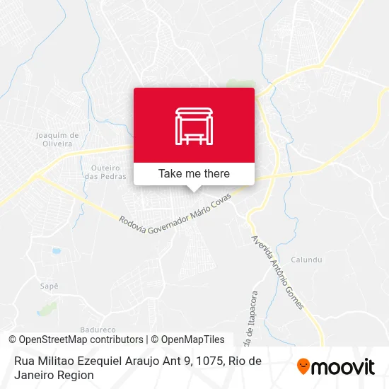 Rua Militao Ezequiel Araujo Ant 9, 1075 map