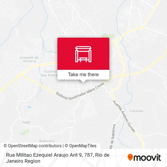 Rua Militao Ezequiel Araujo Ant 9, 787 map
