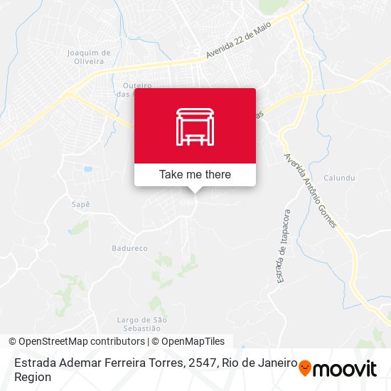 Estrada Ademar Ferreira Torres, 2547 map