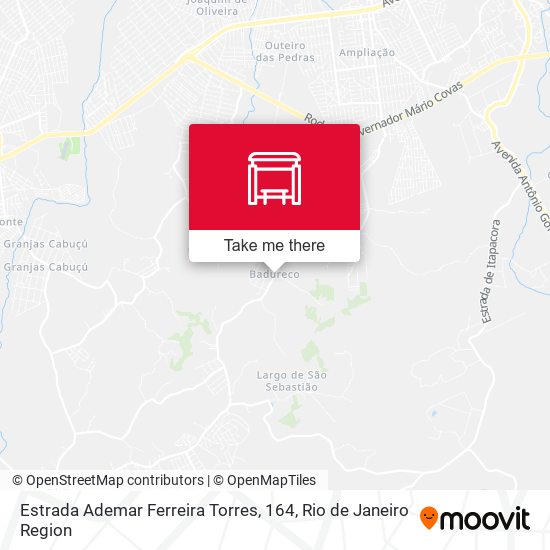 Estrada Ademar Ferreira Torres, 164 map