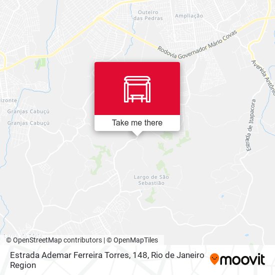 Estrada Ademar Ferreira Torres, 148 map