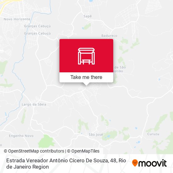 Estrada Vereador Antônio Cícero De Souza, 48 map