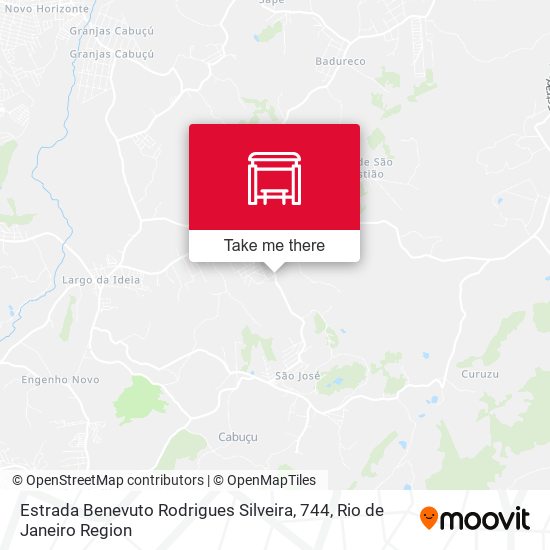 Estrada Benevuto Rodrigues Silveira, 744 map