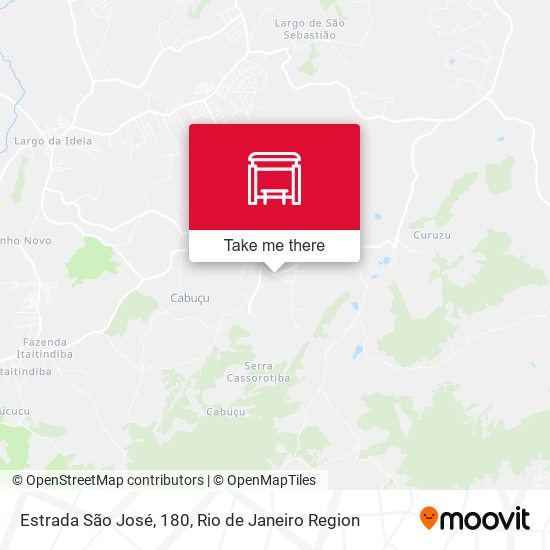 Estrada São José, 180 map