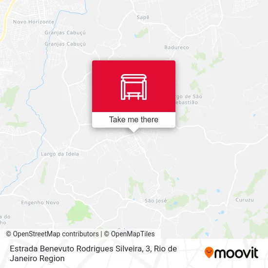 Estrada Benevuto Rodrigues Silveira, 3 map