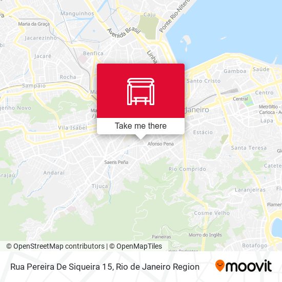 Mapa Rua Pereira De Siqueira 15