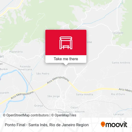 Ponto Final - Santa Inês map