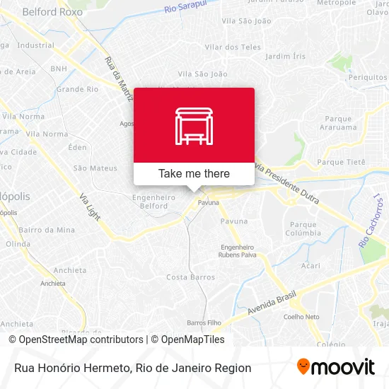 Rua Honório Hermeto map