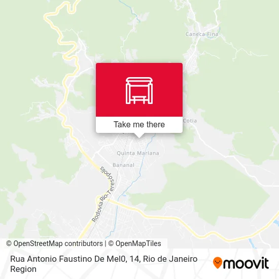 Rua Antonio Faustino De Mel0, 14 map