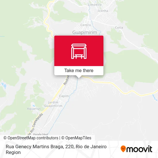 Rua Genecy Martins Braga, 220 map