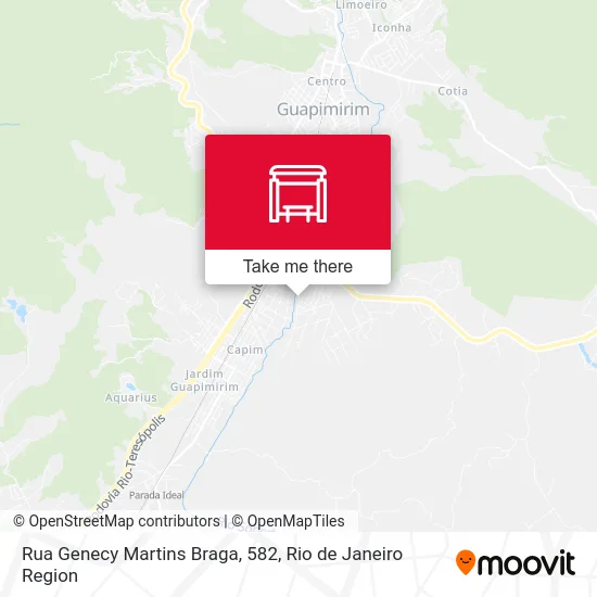 Rua Genecy Martins Braga, 582 map