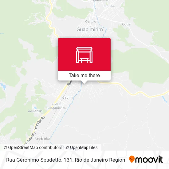 Rua Gêronimo Spadetto, 131 map